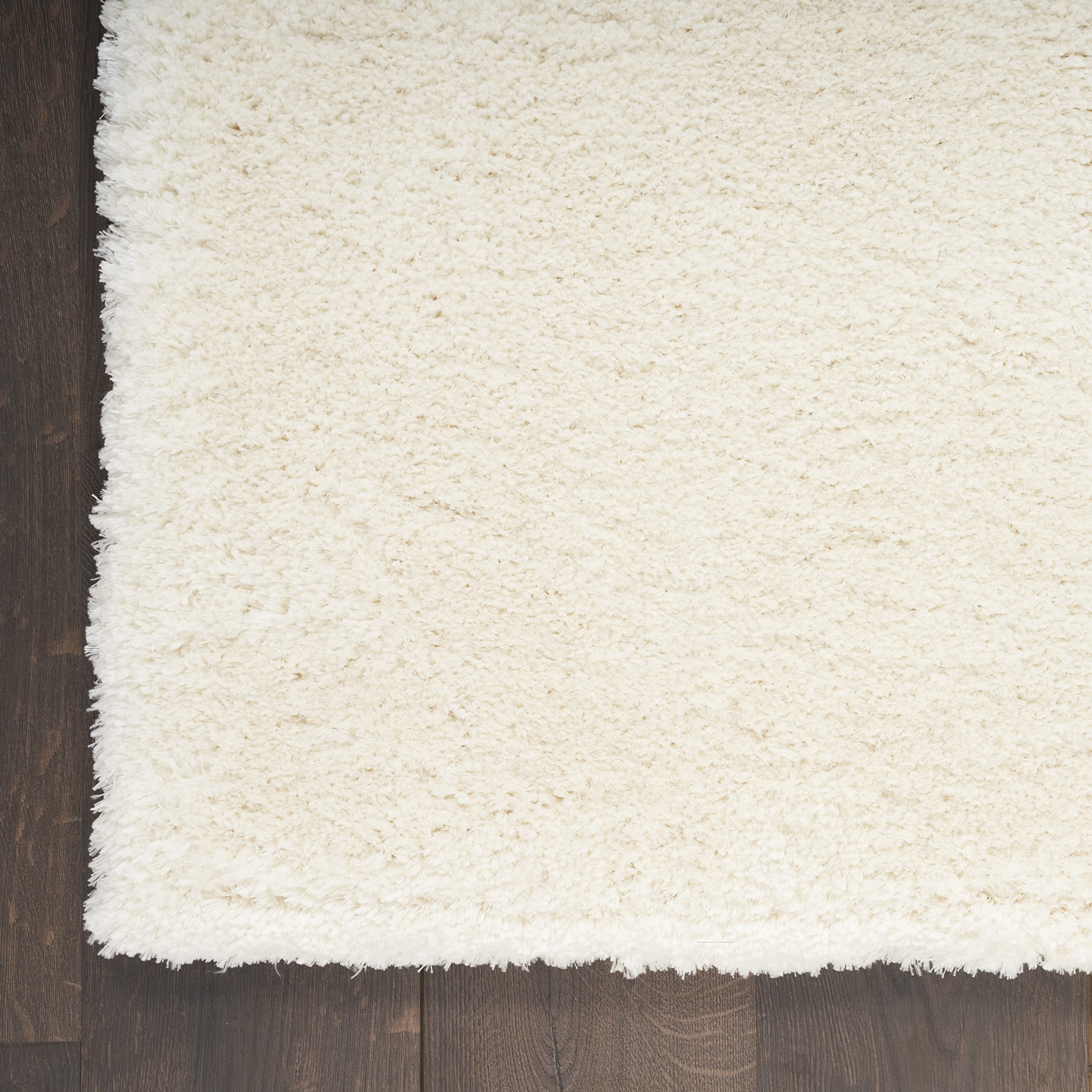 Nourison Luxurious Shag Ivory 5'3