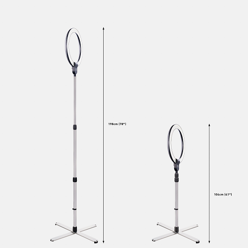 Modern Aura Floor Lamp U35450 - Adjustable LED Standing Light for Living Room, Bedroom & Office - Warm White & Cool White Lighting Options - Perfect for Reading, Relaxing & Decor