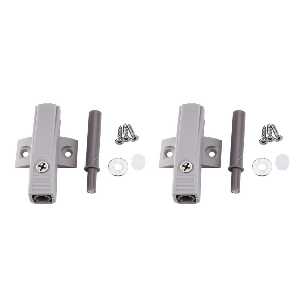 Ymiko Magnetic Push Latches for Cabinets - No Handle Touch Open Latch with Damper Buffer for Kitchen Cupboard, Closet & Cabinet Doors | Easy Installation & Smooth Closing for Modern Home Organization