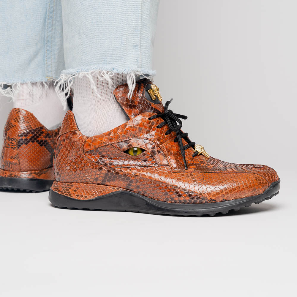 8596 Python Gold Sneakers - Men's Size 8.5 | Comfortable Athletic Shoes for Running, Gym & Casual Wear