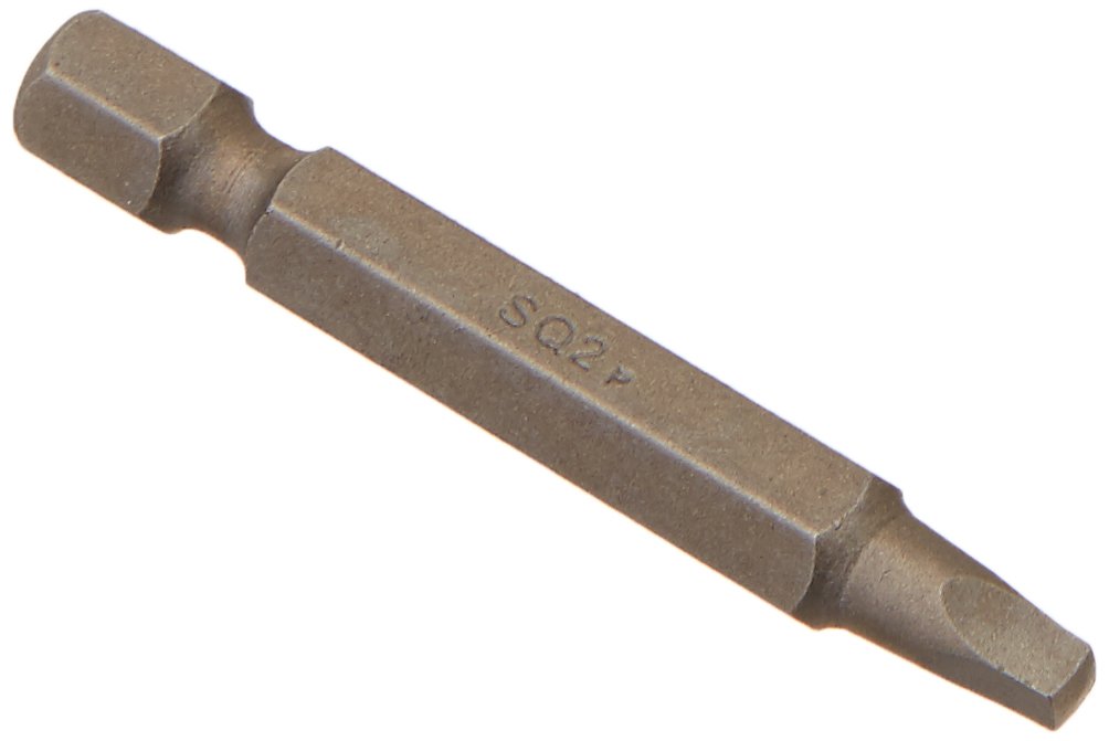 Vermont American 16311 #2 Square Recess Screwdriver Bit 1-15/16 Inch - Perfect for Furniture Assembly, DIY Projects & Home Repairs