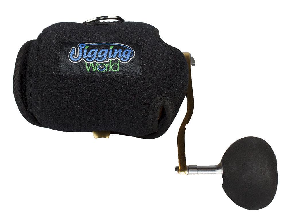 Jigging World Neoprene Reel Covers for Saltwater Fishing - Durable Conventional Reel Protection for Offshore & Surf Fishing Gear