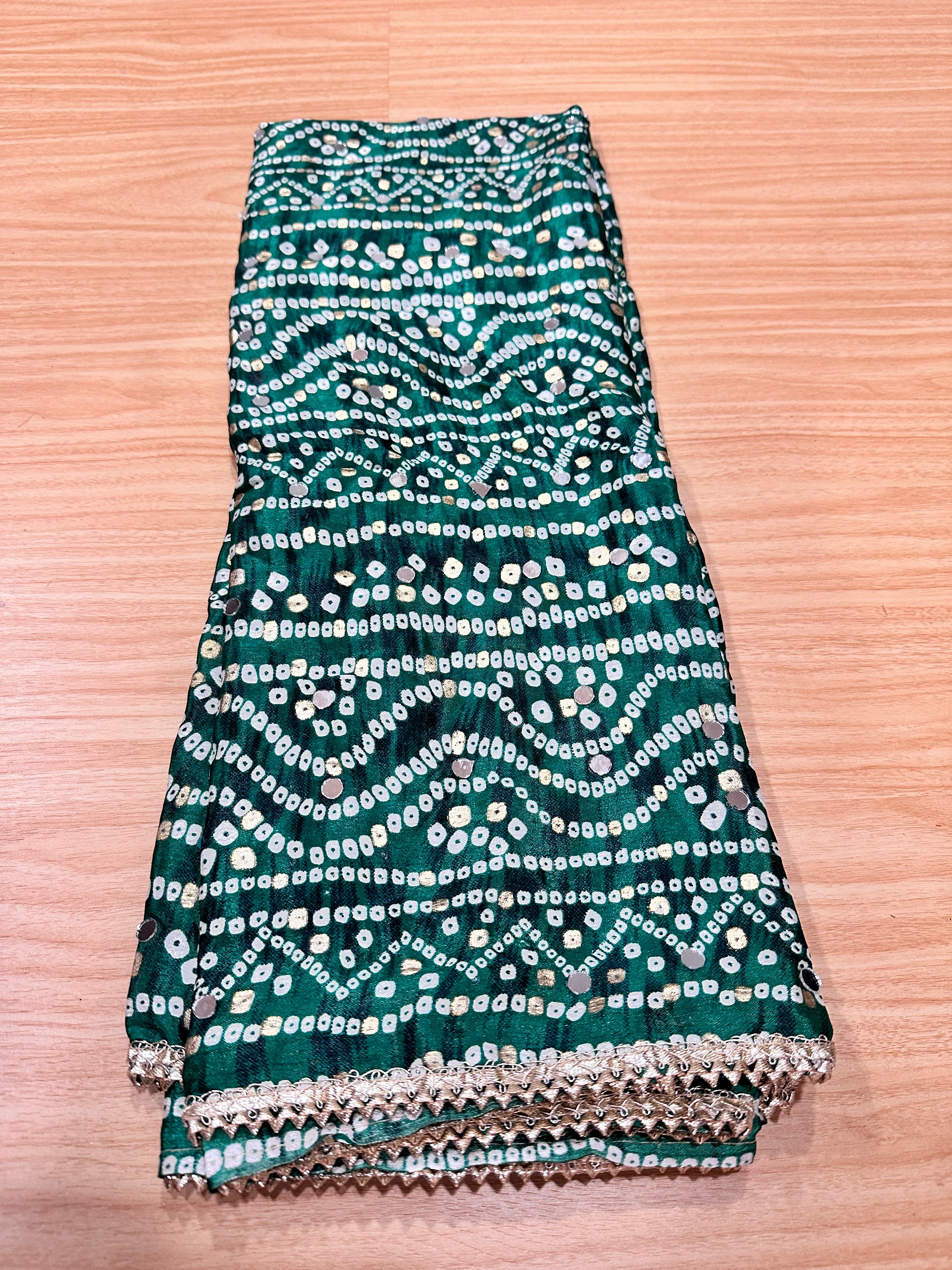 Bandhini Dupattas - Handmade Indian Scarves for Women, Stylish & Lightweight - Perfect for Weddings, Parties & Festive Occasions