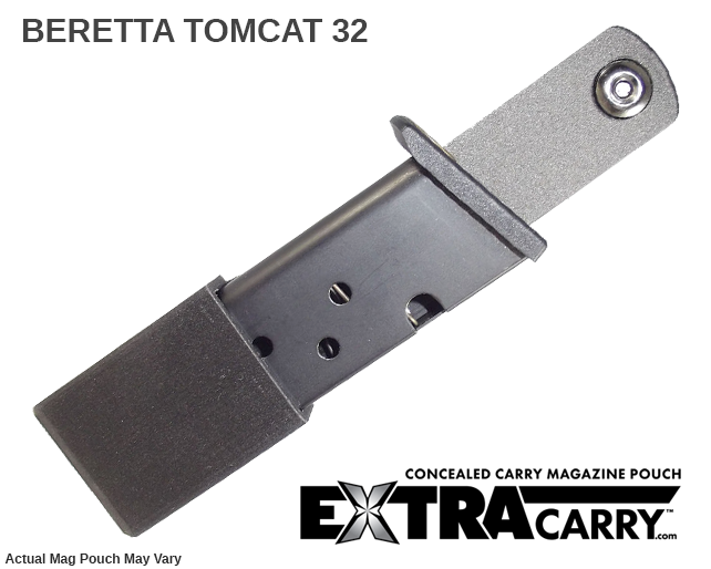 Beretta Tomcat .32 ACP 7 Round Magazine Pouch - Concealed Carry & Range Accessory for Reloading