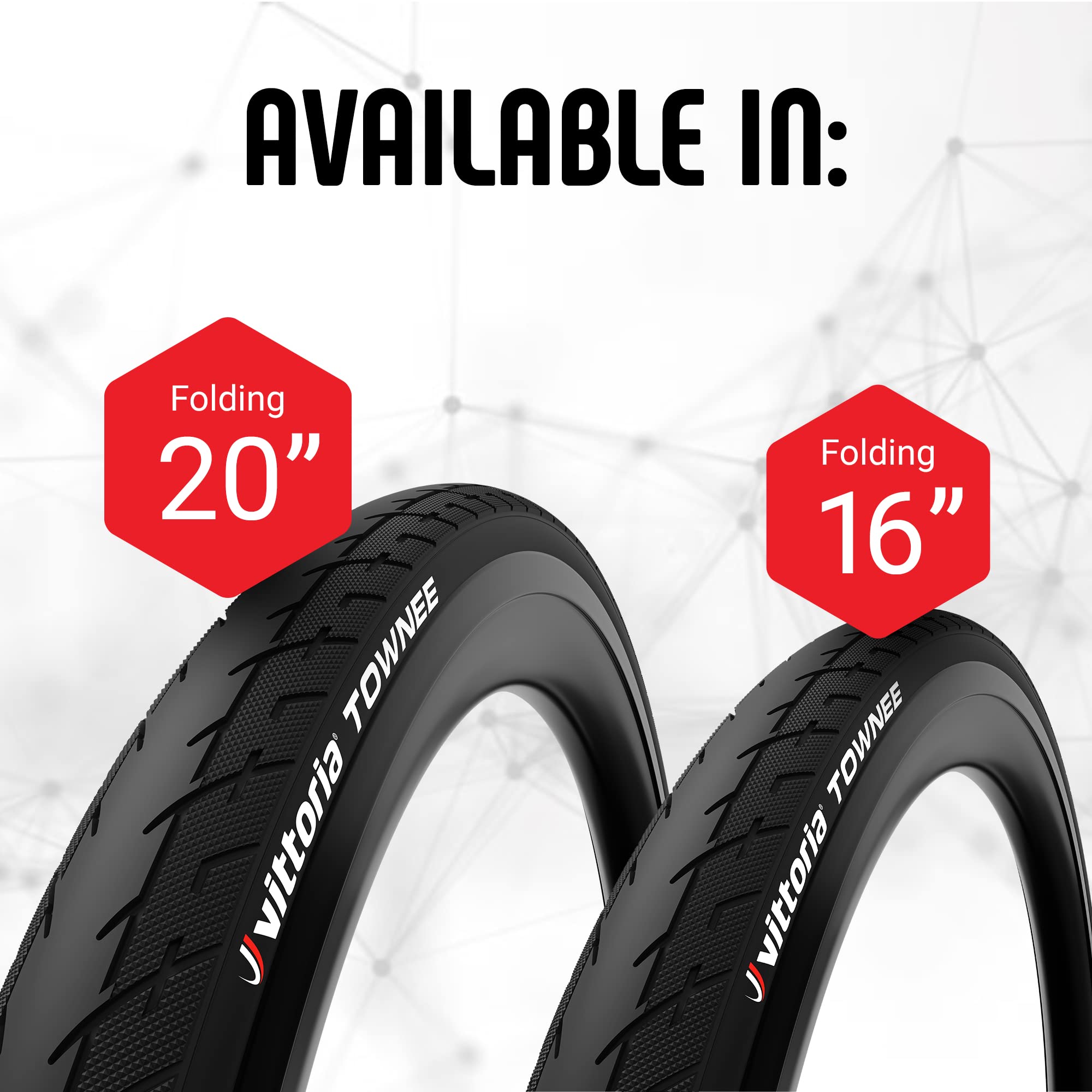 Vittoria Townee Road Bike Tire - Hybrid Bicycle Tires for Commuting, Casual Riding & Courier Work | Durable, Puncture-Resistant for Urban & Suburban Cycling