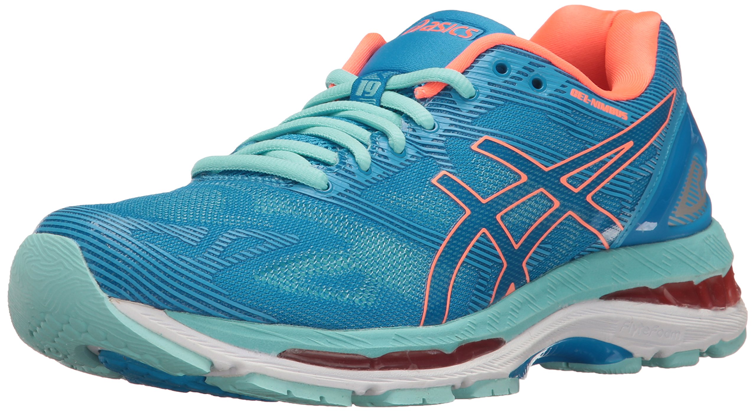 ASICS Gel-Nimbus 19 Women's Running Shoes - Lightweight Cushioned Sneakers for Road Running, Jogging & Gym Workouts - Best Supportive Athletic Shoes for Women Runners