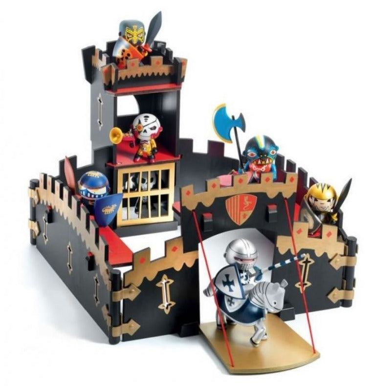 Black Castle - Premium Gothic Home Decor for Halloween & Dark Fantasy Themed Rooms | Perfect for Spooky Bedrooms, Gothic Weddings & Vampire Parties