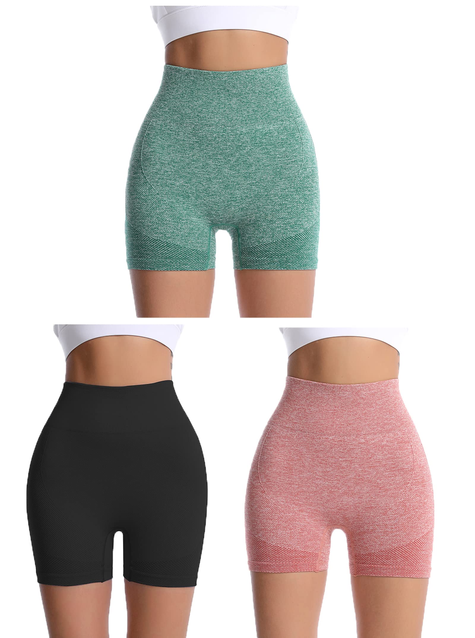 BemorRun Women's High Waisted Booty Scrunch Workout Shorts - Butt Lifting Gym & Yoga Shorts for Women - Perfect for Running, Training, and Fitness Classes