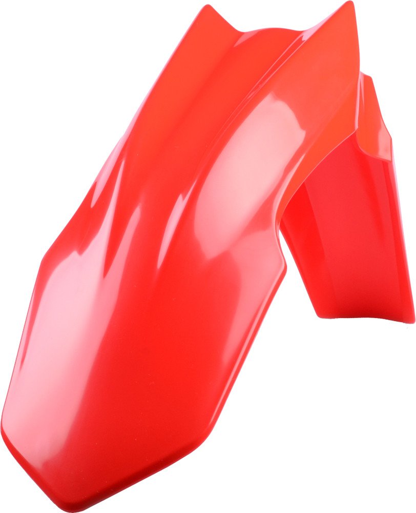 Polisport Front Fender for Dirt Bikes - Red (Part #8573900001) | Durable Motorcycle Mudguard for Off-Road Riding & Motocross Racing