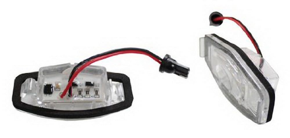 Direct Fit White LED License Plate Light Lamps for Acura TL TSX Honda Civic - Bright & Durable Replacement Bulbs for Enhanced Night Visibility & Style