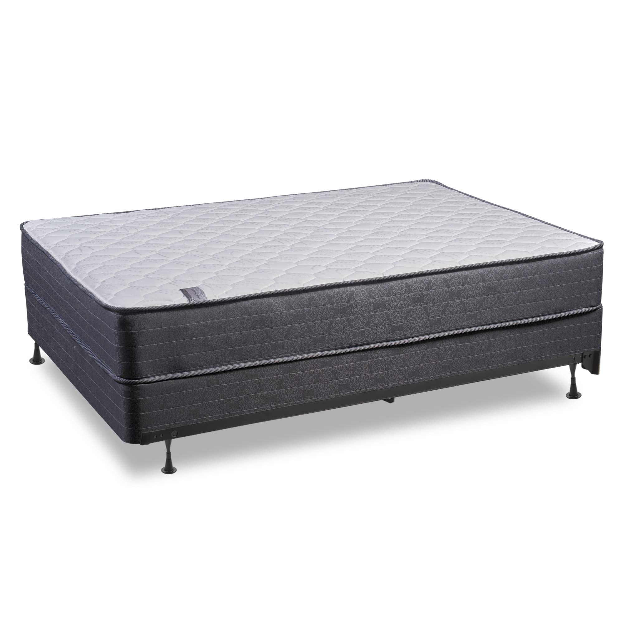 Greaton Medium Plush Tight Top Innerspring Mattress & 4