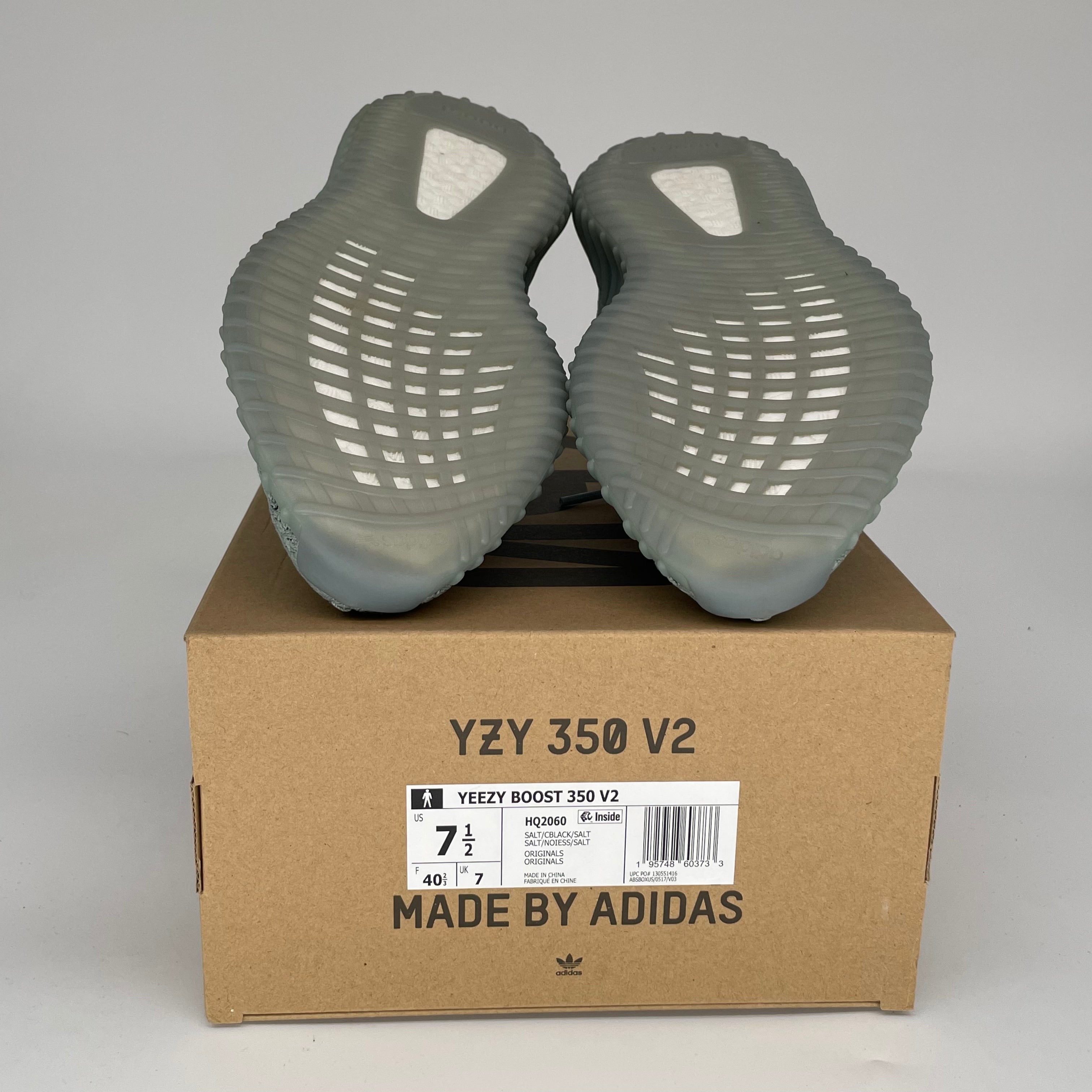 Adidas Yeezy Boost 350 V2 Salt - Men's Size 7.5 (HQ2060) | Comfortable Running Shoes for Gym, Jogging & Casual Wear