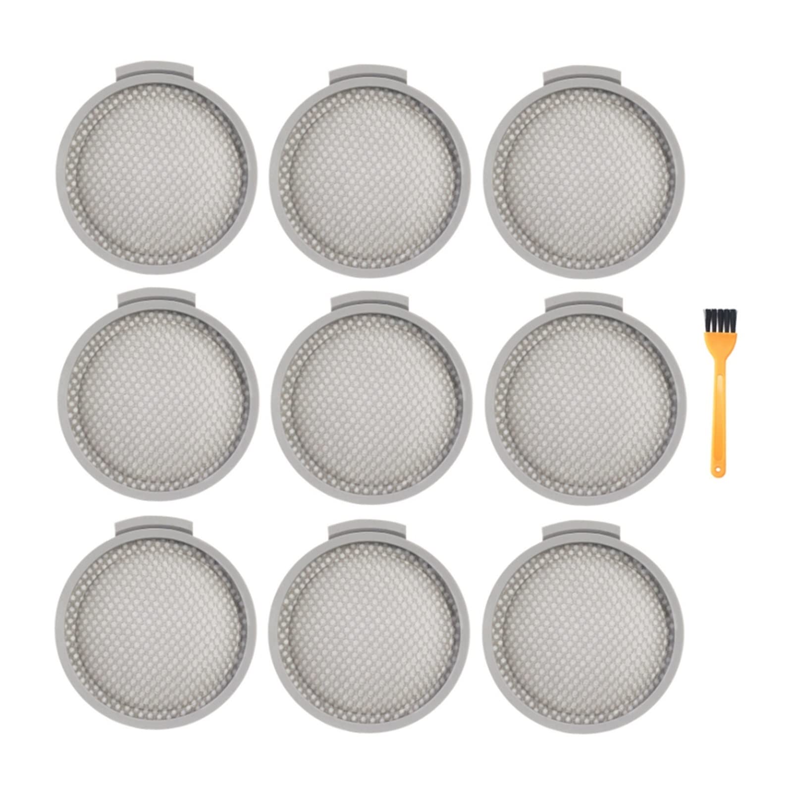 XINYUWZ 9-Piece Vacuum Cleaner Accessories Kit - Compatible with Xiaomi Mijia Roborock H6 SCWXCQ01RR - Washable HEPA Filter & Replacement Parts for Handheld Vacuums | Perfect for Home Cleaning, Pet Hair Removal & Car Detailing