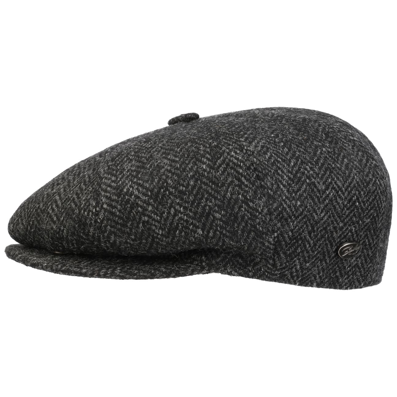Bailey 1922 Galvin Herringbone Flat Cap for Men - Classic Wool Newsboy Hat for Casual & Formal Wear | Perfect for Fall, Winter & Outdoor Events