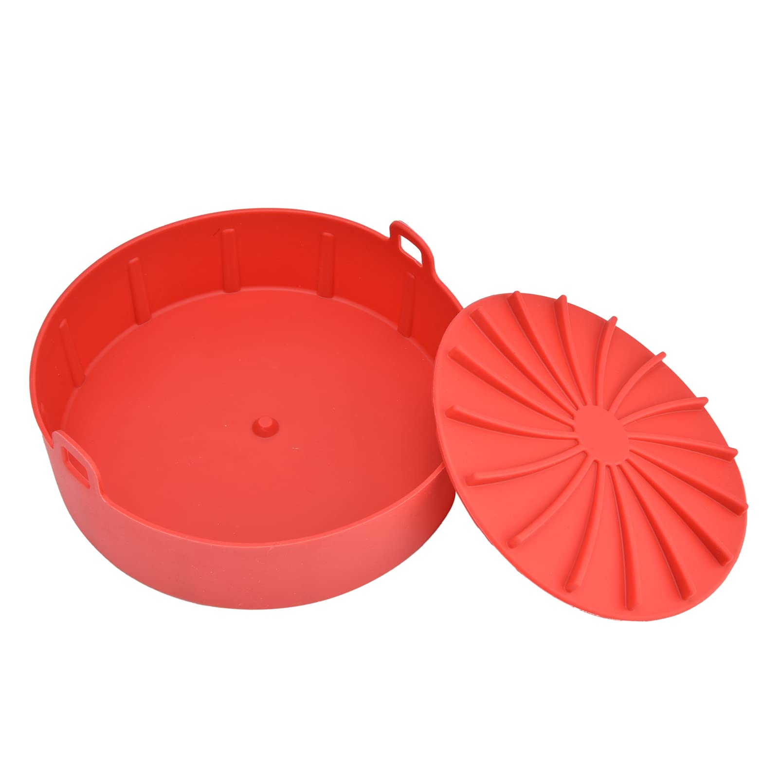 Non-Toxic Silicone Air Fryer Basket Liner - Replacement Pot for 7.5+ Inch Air Fryers | Oven-Safe Accessory for Healthy Frying, Roasting & Baking | Perfect for Chicken Wings, French Fries & Vegetables