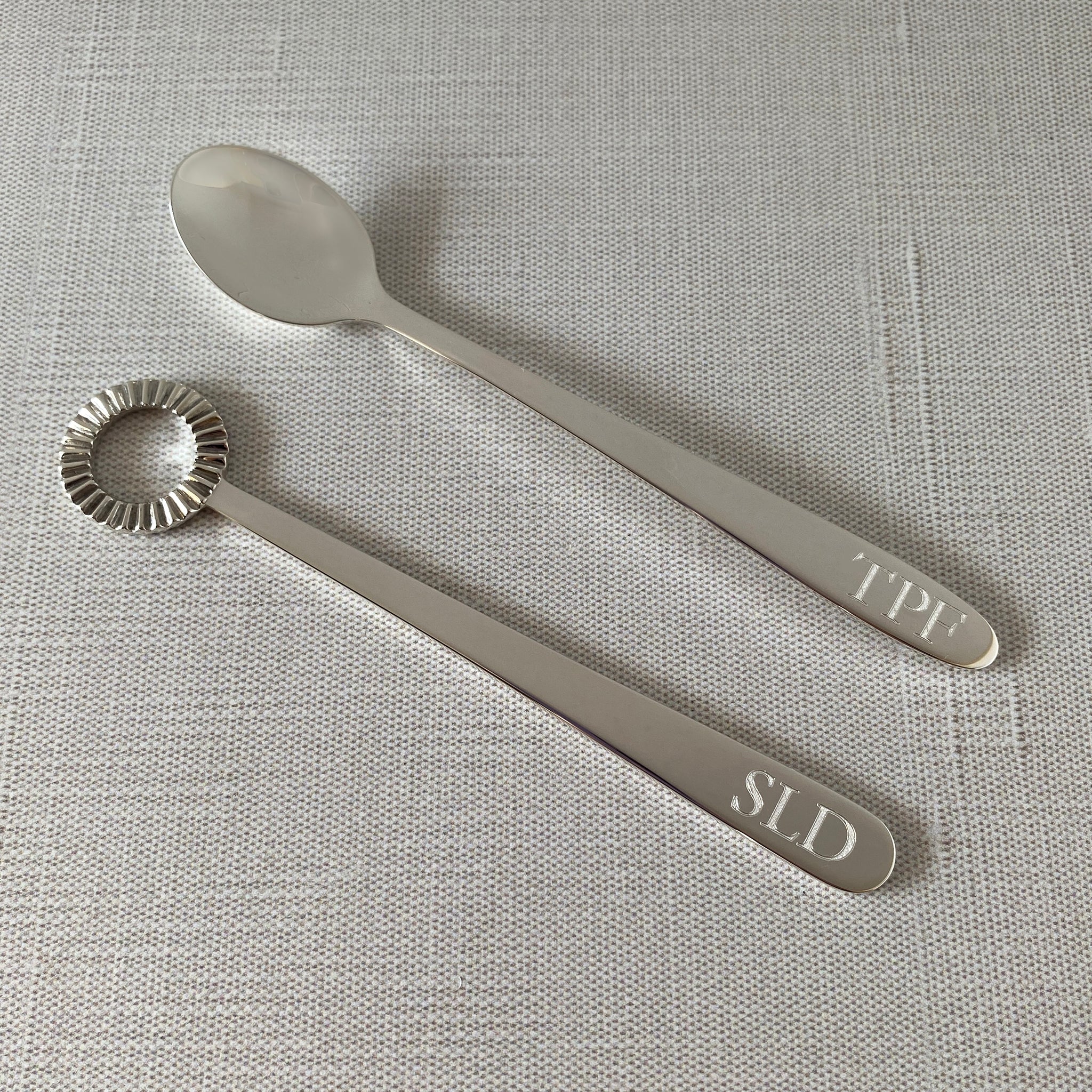 Sterling Silver Long Handle Baby Spoon - Safe & Durable Infant Feeding Utensil for Toddlers - Perfect for First Foods, Baby Led Weaning & Travel