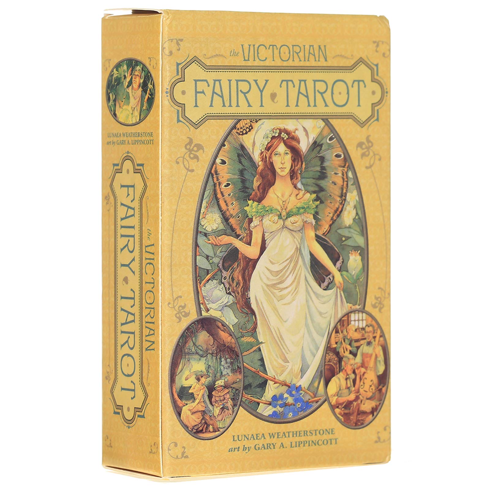 BSWL 78-Card Victorian Fairy Tarot Deck - English Divination Cards for Future Prediction & Board Games | Perfect for Psychic Readings, Gift Giving & Game Nights