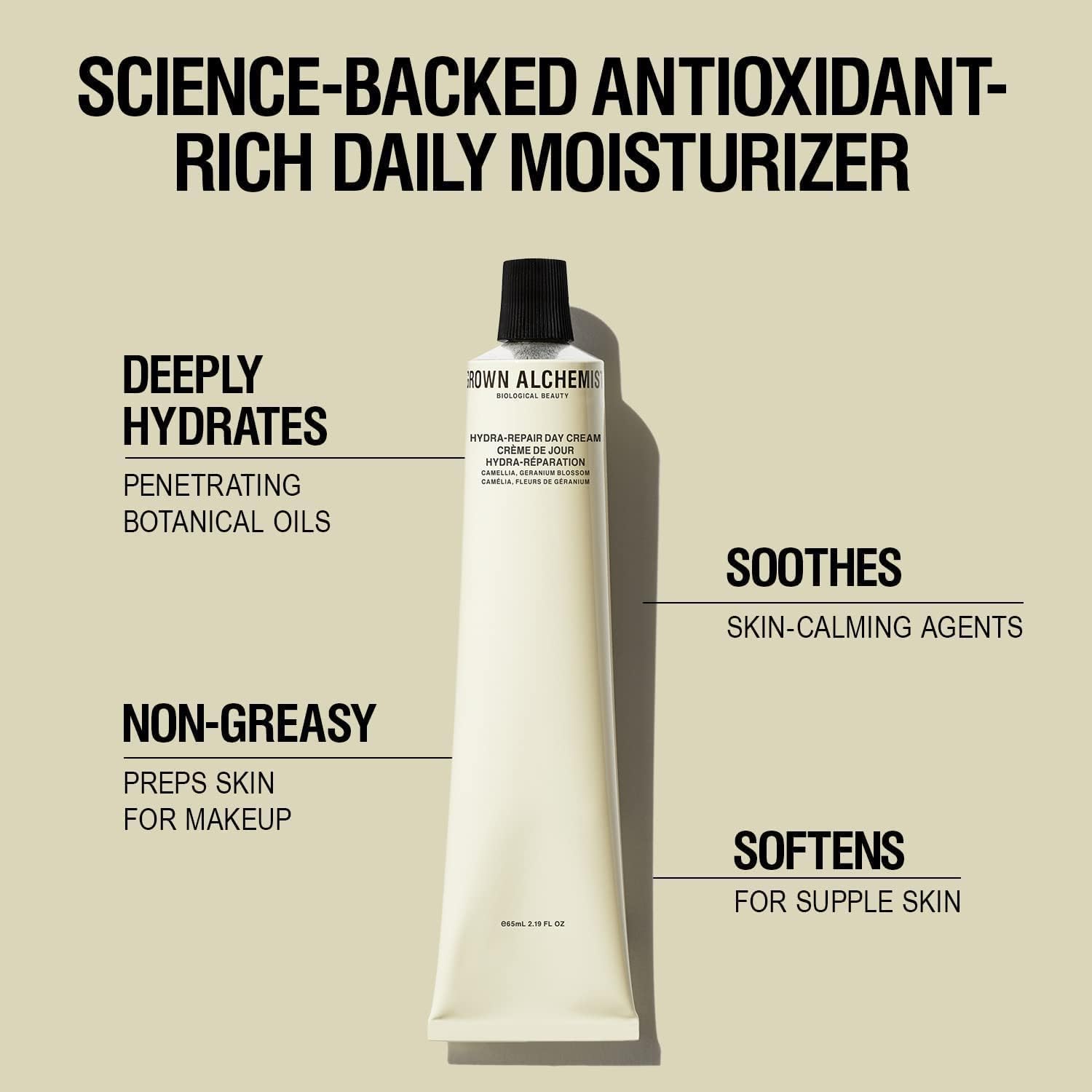Grown Alchemist Hydra-Restore Cream & Hydra-Repair Day Cream Set - Intense Moisturizing Skincare Bundle for Dry & Sensitive Skin | Perfect for Daily Hydration & Nighttime Repair