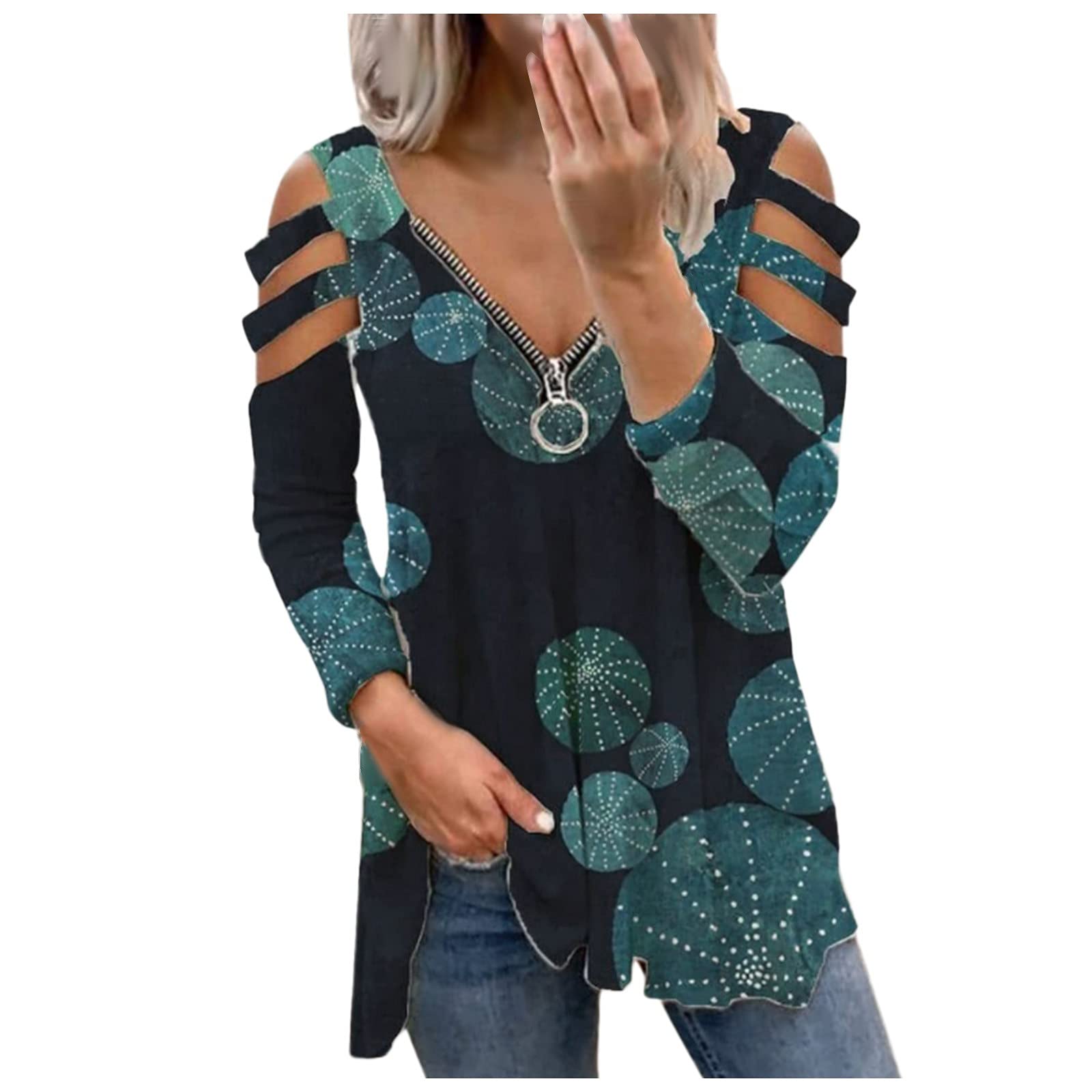 Women's Long Sleeve Workout Tunics - Pack of Plain Western Style Shirts for Yoga, Gym & Casual Wear | Breathable Comfort Tops for Active Lifestyles
