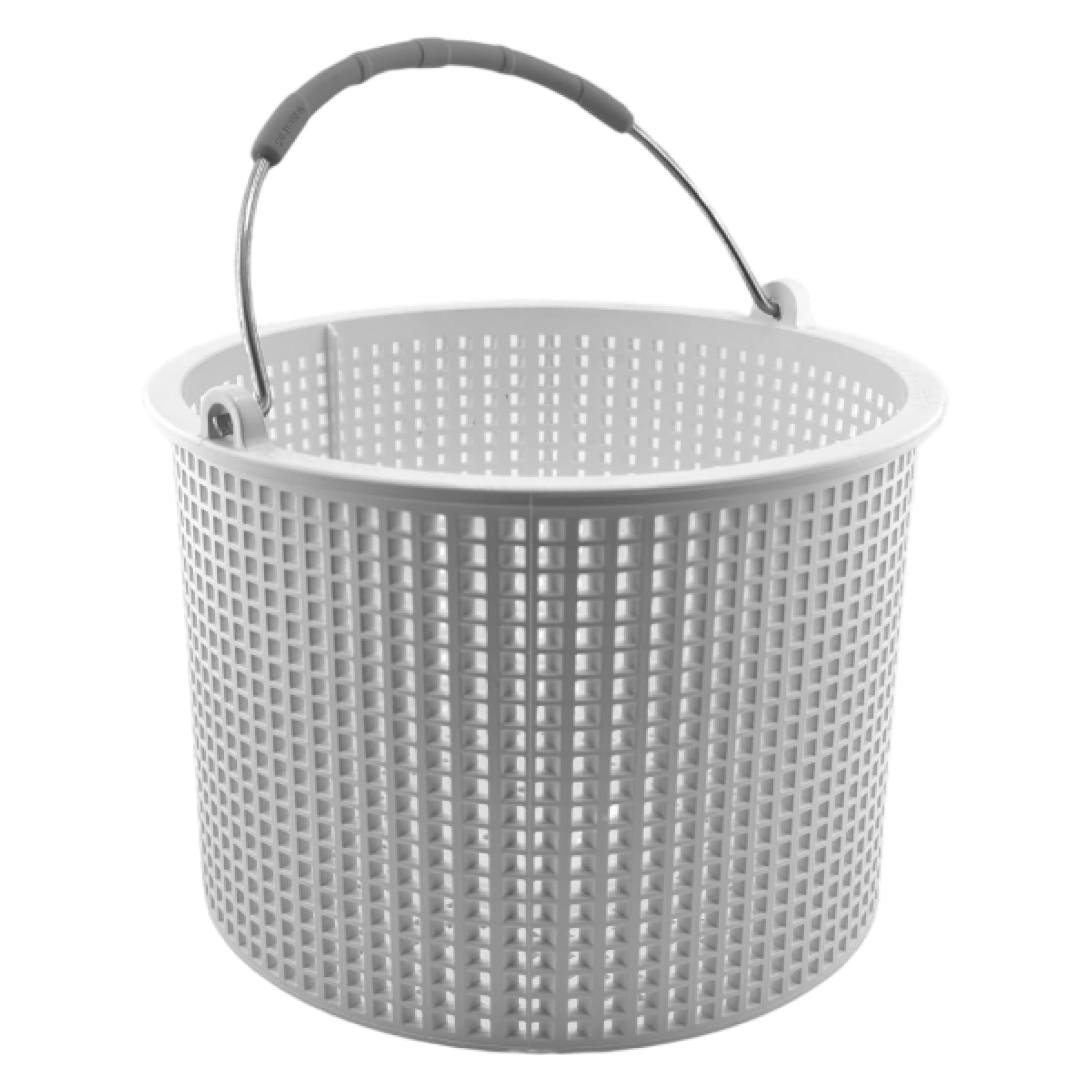 Swimables Heavy-Duty Pool Skimmer Basket for Inground Pools - Compatible with Hayward SP1082CA | Built-in Brass Weight & 316 Stainless Steel Handle with Rubber Grip | Durable Replacement Filter Basket for Easy Pool Maintenance | Perfect for Backyard, Resort, and Community Swimming Pools