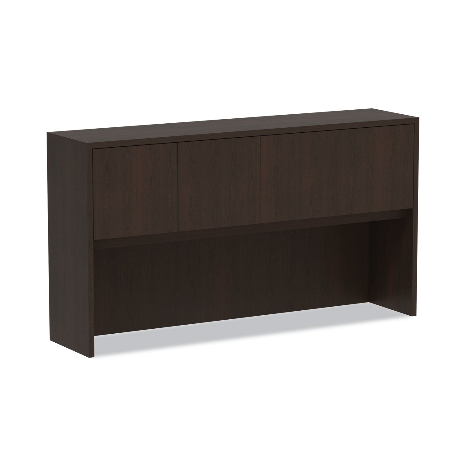 Alera Valencia Series Hutch with Doors - 4 Compartments Storage Cabinet, 64.75