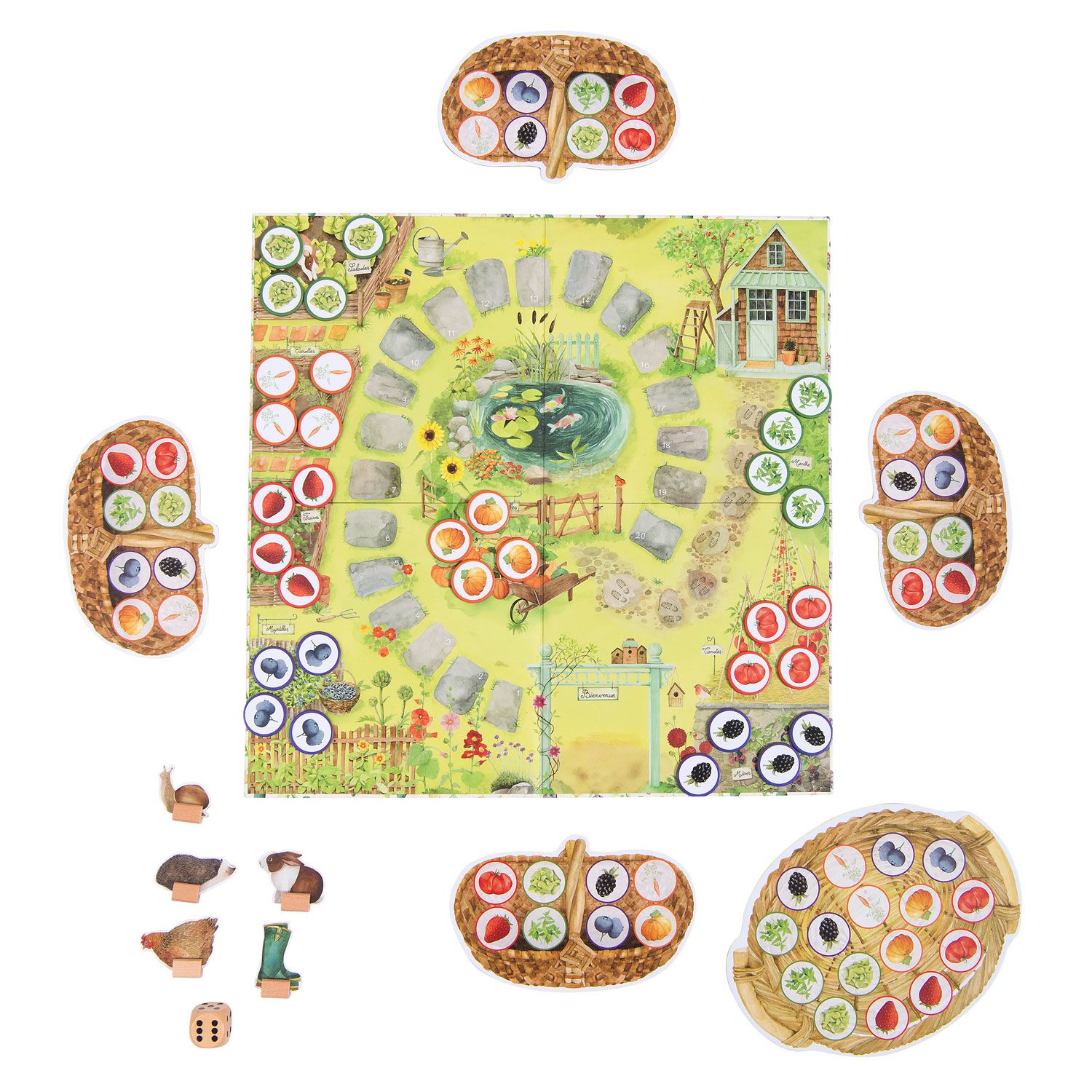Garden Picnic Game - Fun Outdoor Family Board Game for Kids & Adults - Perfect for Backyard Parties, BBQs & Picnics