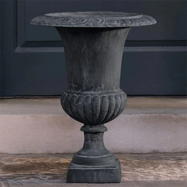Glasgow Urn Planter - Elegant Outdoor Garden Decor for Flowers & Plants | Lead Campania International | Perfect for Patios, Porches & Landscaping