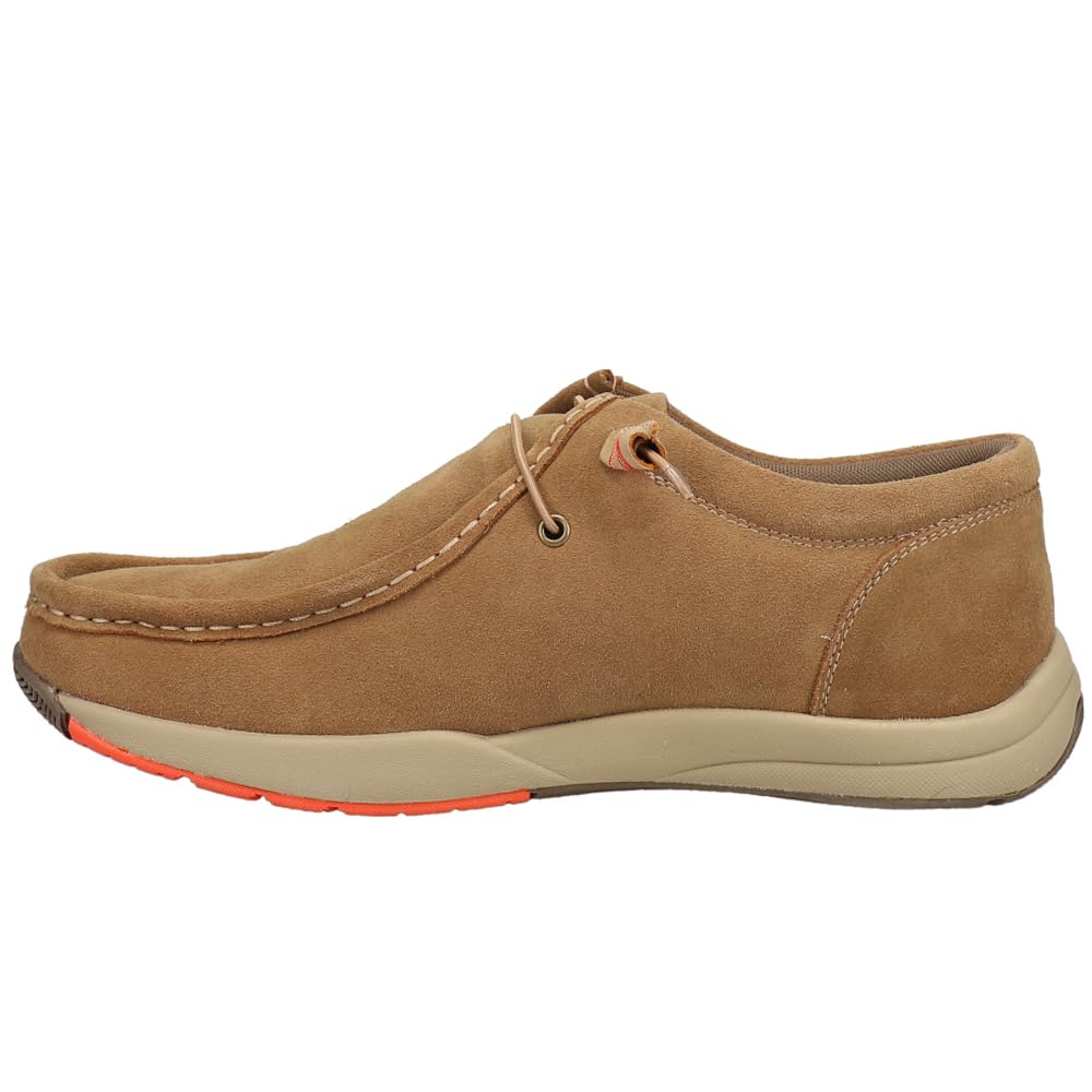 ROPER Men's Slip-On Casual Shoes - Comfortable Brown Leather Loafers for Work, Travel & Everyday Wear