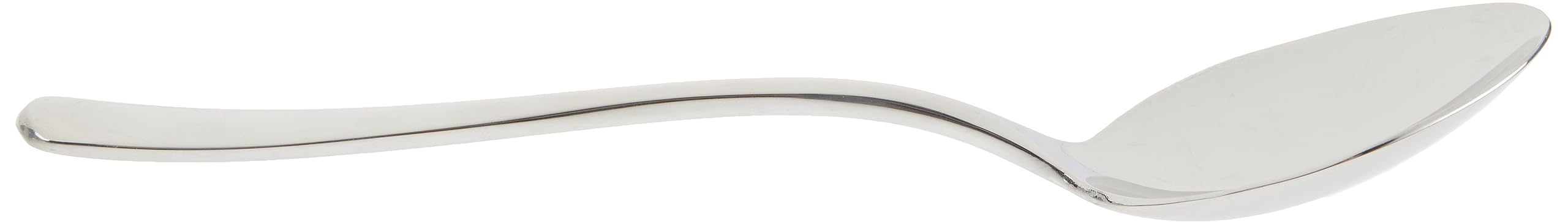 Alessi Caccia Premium Stainless Steel Table Spoon - Elegant Silver Dining Cutlery for Fine Dining, Gifts & Home Decor