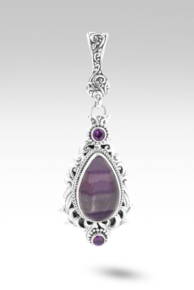 Braver Together Pendant™ - Rainbow Fluorite & Mystic Topaz Gemstone Necklace for Women | Spiritual Jewelry for Courage & Confidence | Perfect for Meditation, Gifts & Everyday Wear