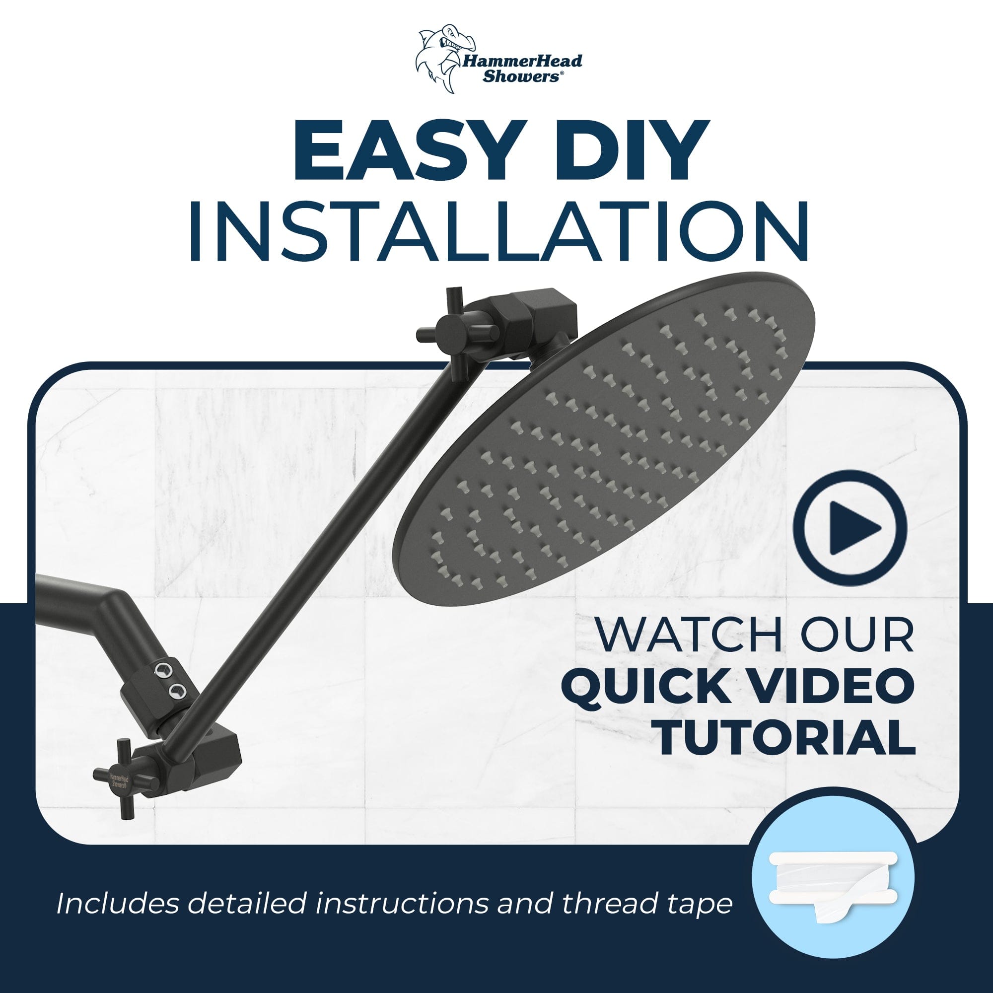 All Metal Adjustable Shower Arm Extension - Extendable Shower Pipe for Height Adjustment, Perfect for Bathroom Renovation & Comfortable Showering Experience