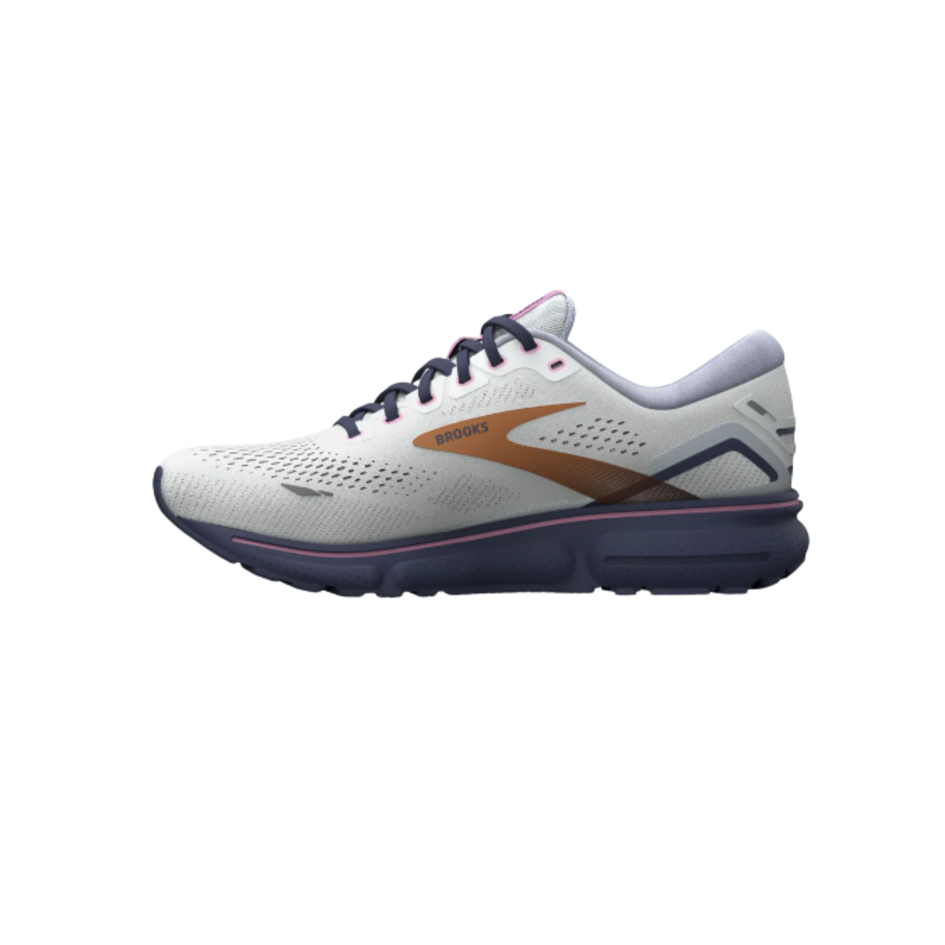 Women's Ghost 15 Running Shoes - Lightweight Cushioned Sneakers in Spa Blue/Neo Pink/Copper (B Width) for Jogging, Gym Workouts & Daily Walking