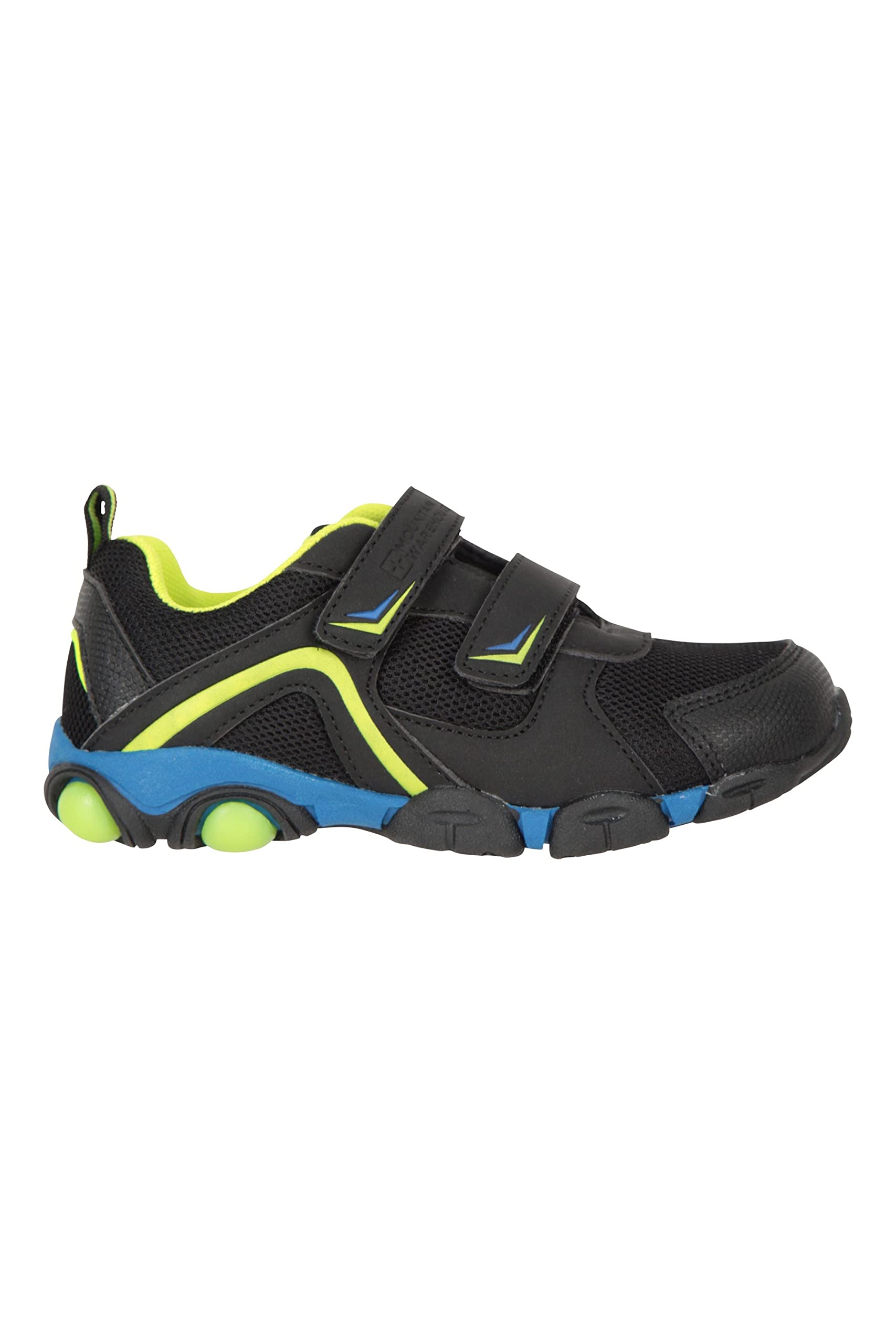 Mountain Warehouse Kids Light Up Shoes - Durable & Breathable Hook & Loop Sneakers for Boys Girls - Perfect for Spring Summer Walking, Travel, Outdoor Play & School Activities
