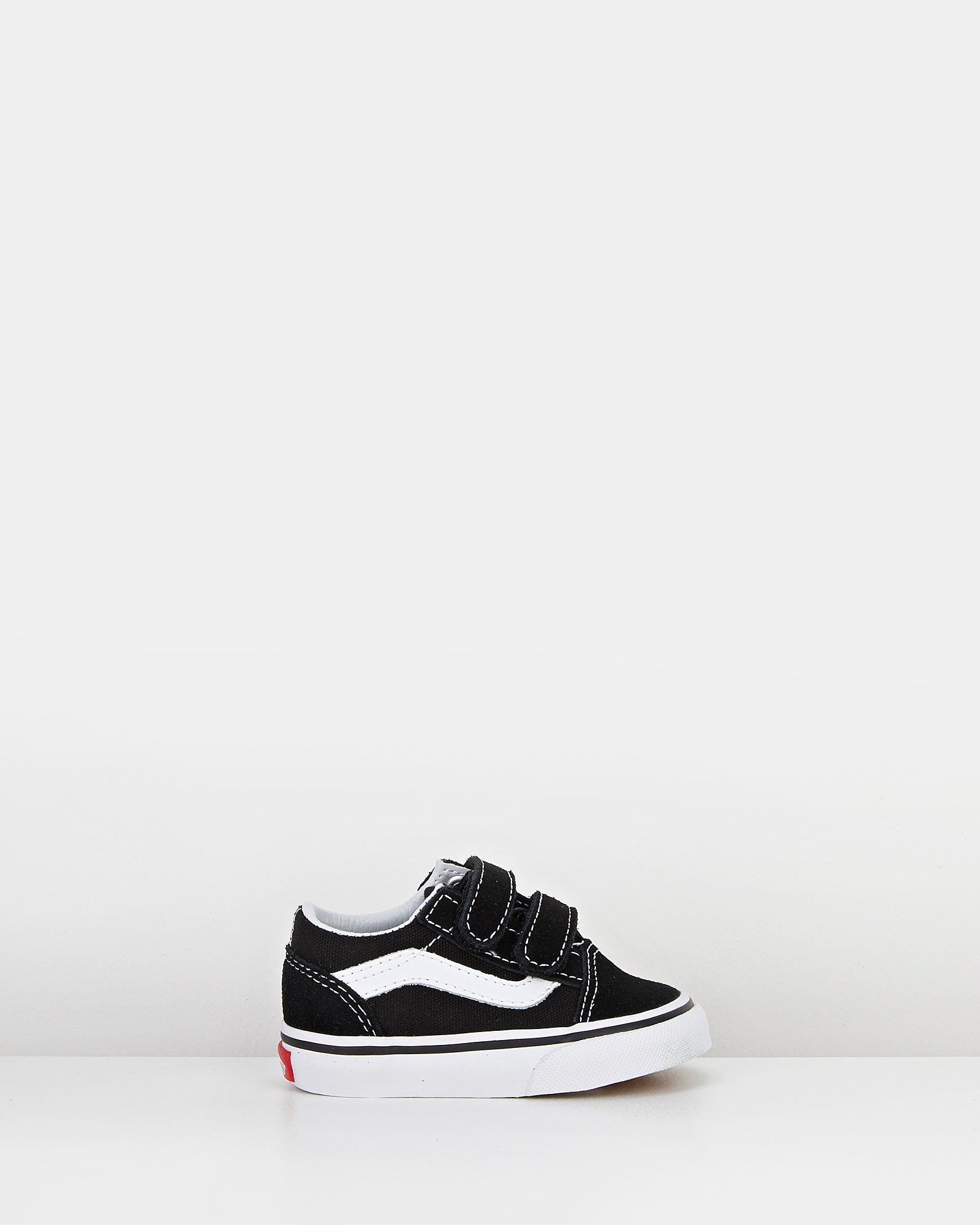 Vans Old Skool Infant Sneakers - Black Canvas Shoes for Baby Boys & Girls | Comfortable & Stylish First Walkers for Everyday Wear, Playdates & Family Outings