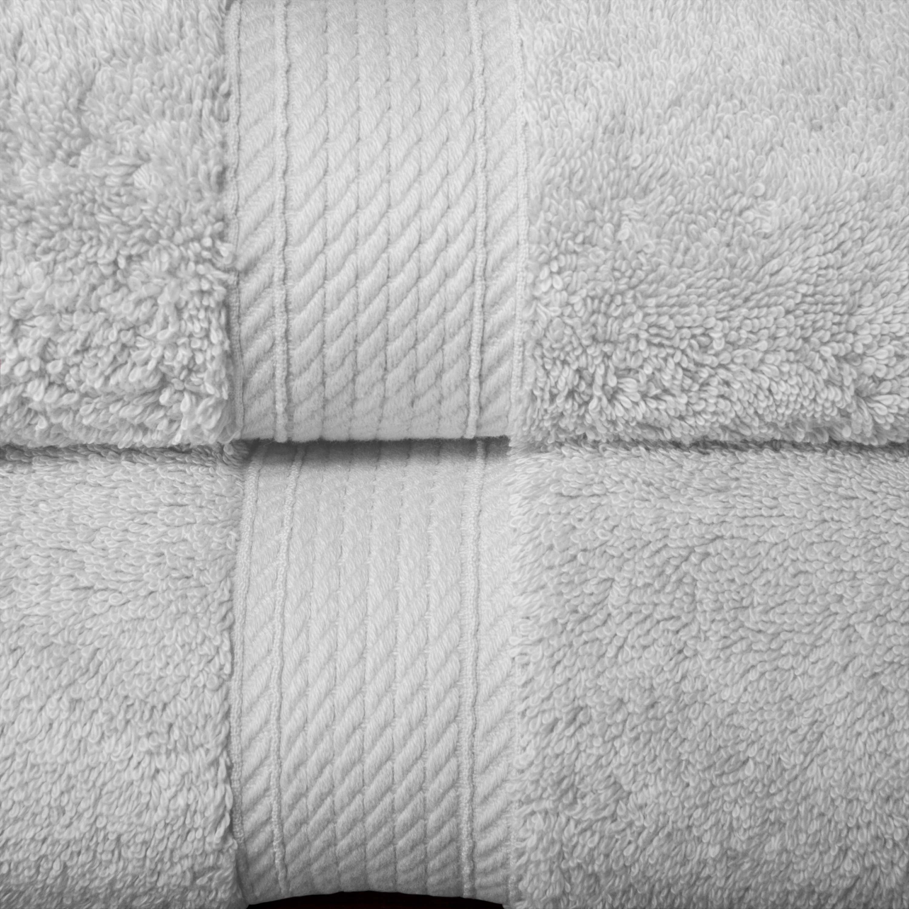 Premium Egyptian Cotton Plush Heavyweight Towel Set - 10 Piece Ultra Absorbent Luxury Bath Towels for Spa, Hotel & Home Use
