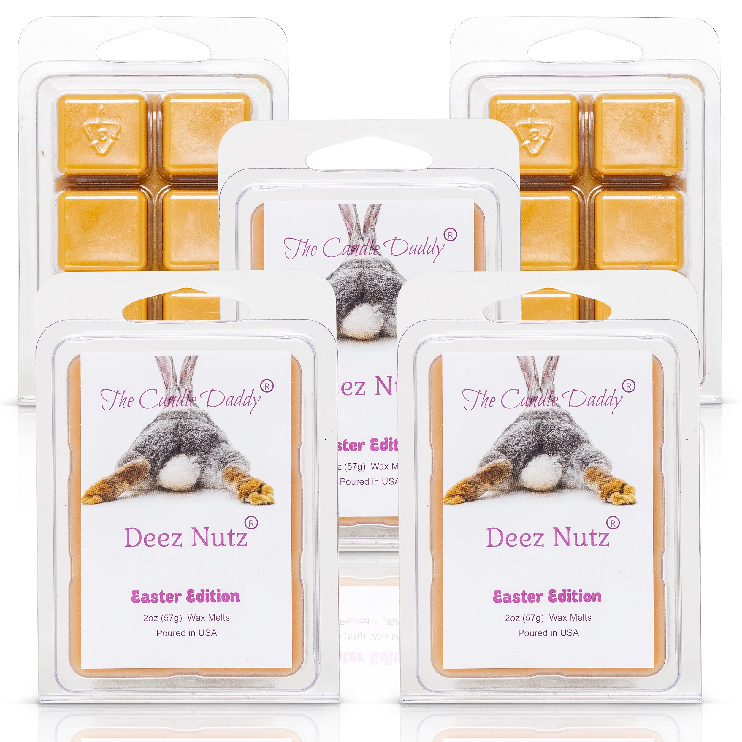 Easter Edition Banana Nut Bread Scented Wax Melts - 2oz (6 Cubes) - Strong Fragrance for Wax Warmers - Perfect for Home, Office & Holiday Decor