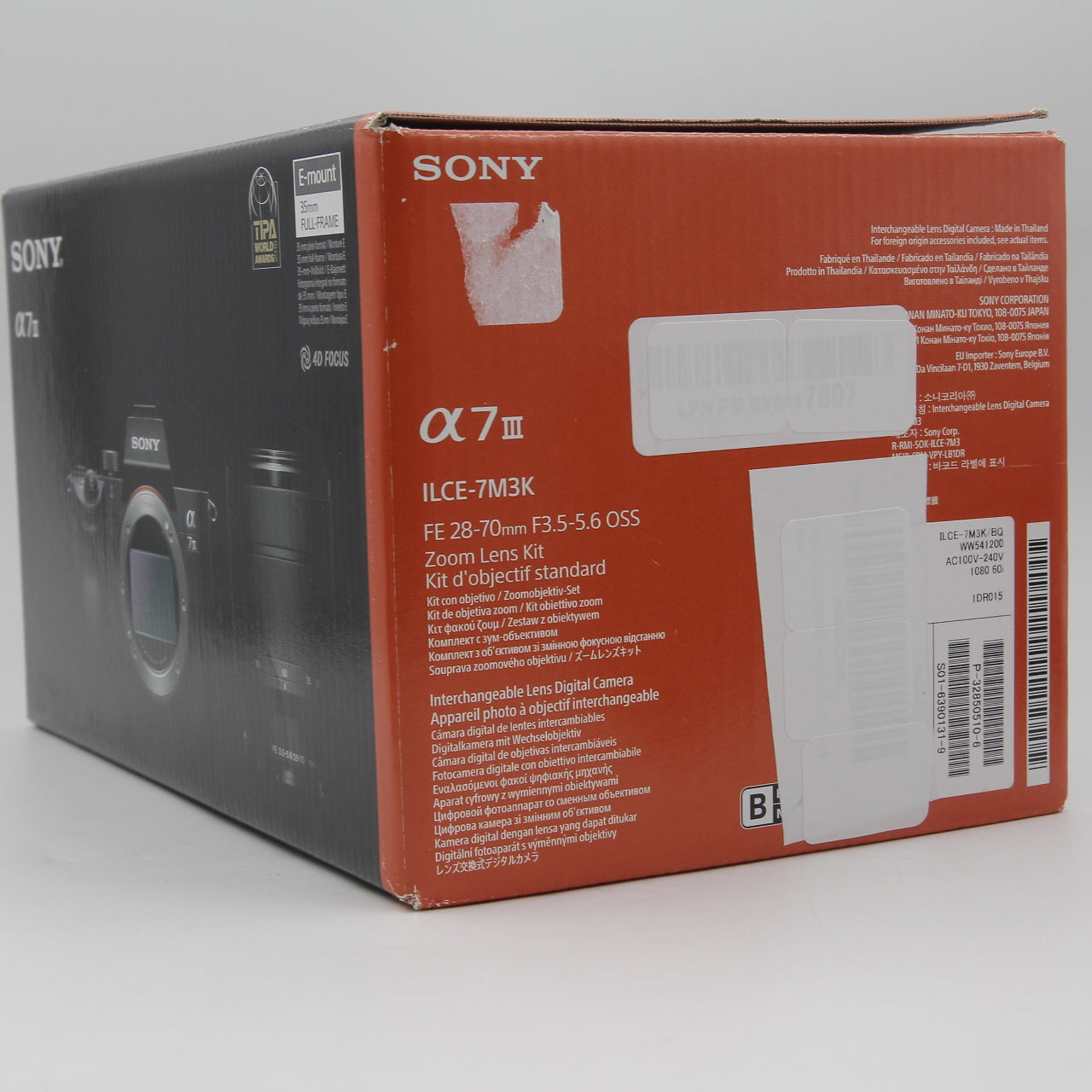 Open Box Excellent Condition Sony Alpha a7 III Mirrorless Digital Camera with 28-70mm Lens - Perfect for Travel Photography, Vlogging & Professional Shoots