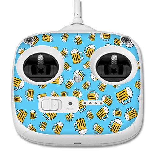 DJI Phantom 3 Standard Drone Skin Wrap - Custom Controller & Quadcopter Protective Sticker Cover | Beer Tile Design | Perfect for Outdoor Drone Flying, Aerial Photography & Controller Protection