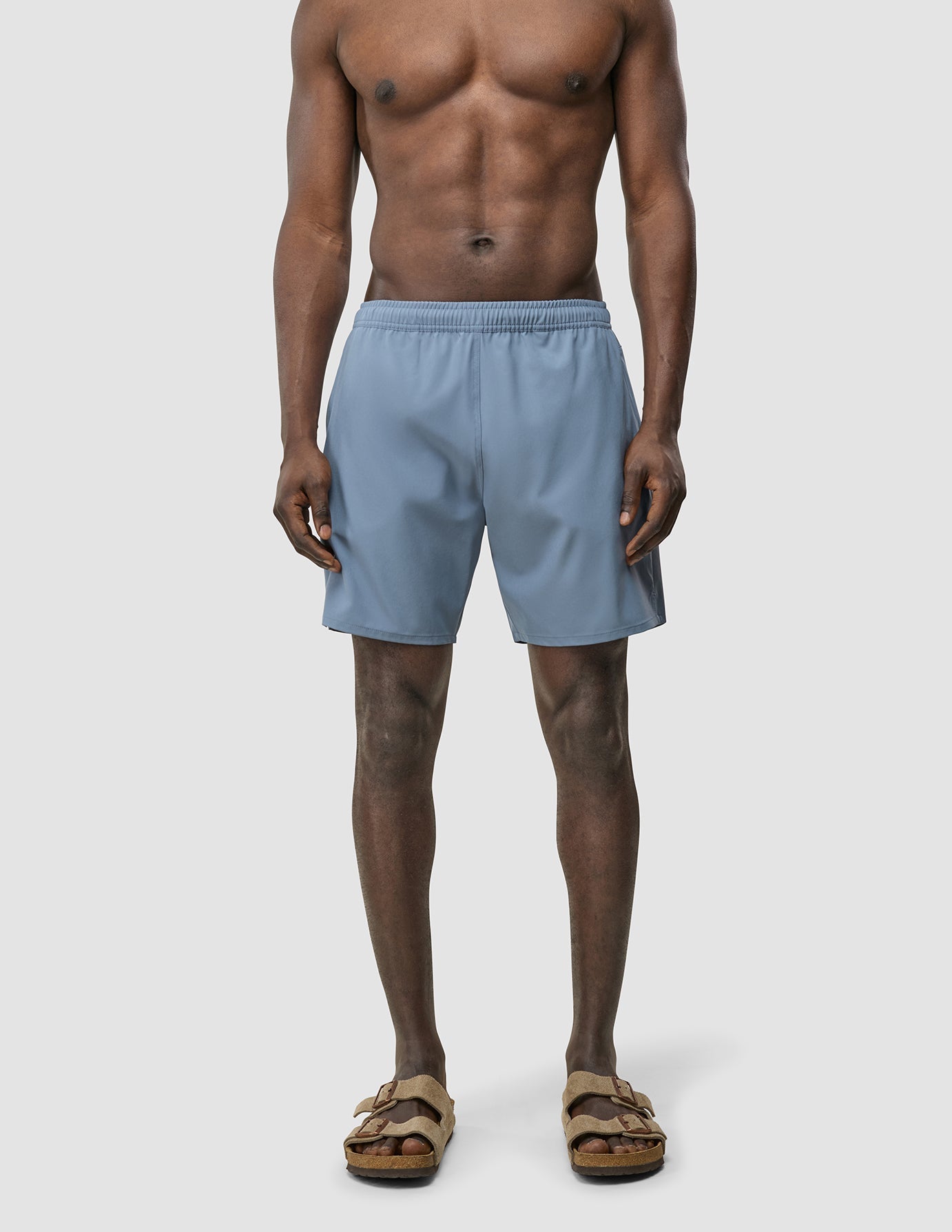 Men's Quick-Dry Swim Shorts - Storm Blue Color - Perfect for Beach, Pool & Water Sports | Comfortable & Stylish Swimwear