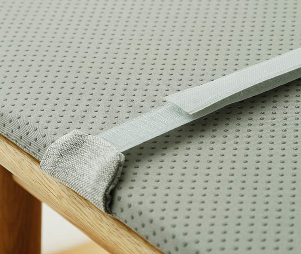 Non-Slip Outdoor Indoor Bench Cushions with Ties - Japanese Style Long Dining Chair Cushion, Bay Window Seat Pad, Patio Furniture Cushion - Gray 30x100x3cm (12x39x1inch) - Perfect for Dining Rooms, Window Seats, and Outdoor Lounging