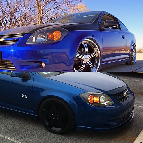 AKKON Replacement Headlights for 2007-2010 Pontiac G5 & 2005-2010 Chevy Cobalt | Front Lamps Compatible with 2005-2006 Pontiac Pursuit | Perfect for Night Driving & Car Restoration Projects