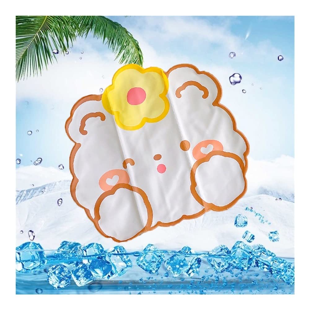 Breathable Cooling Office Chair Cushion - Ice Gel Seat Pad for Home, Car & Travel - 13.18x13.77in Summer Comfort for Work, Driving & Outdoor Activities (Color: D)