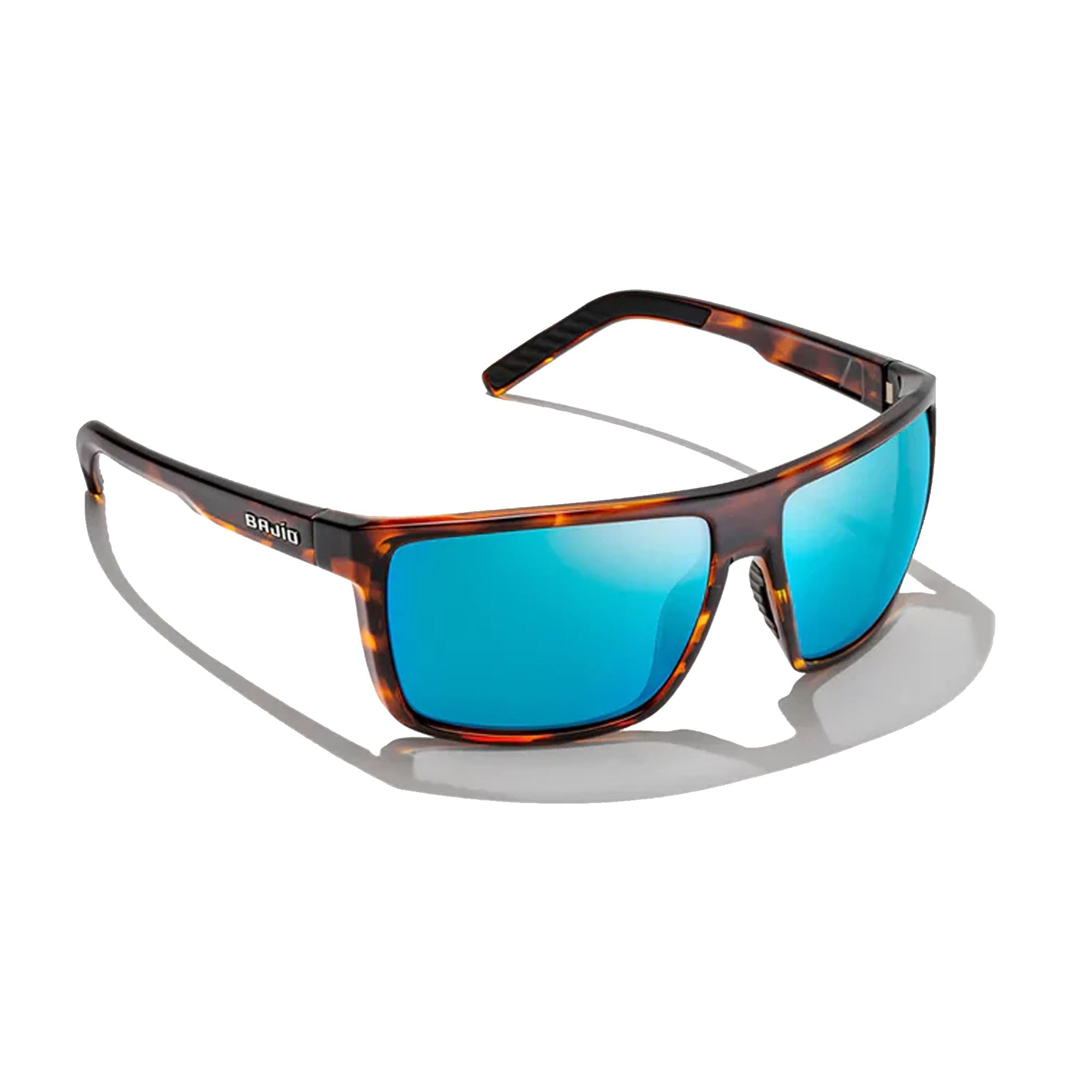 Brown Tortoise Gloss/Blue Mirror