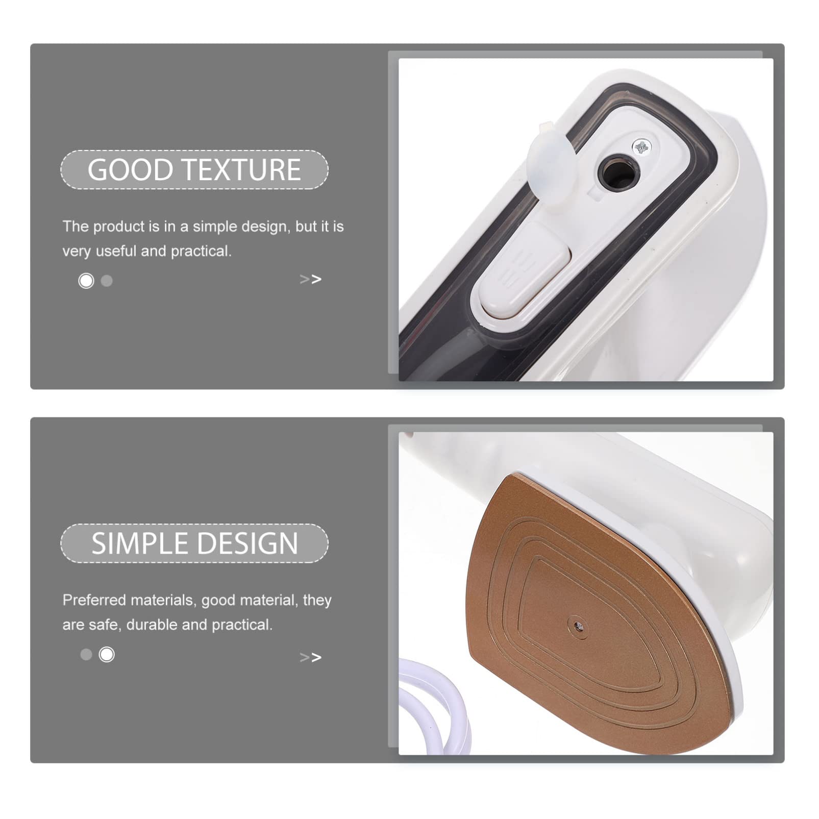 Homoyoyo Electric Handheld Steamer - Portable Garment and Clothes Iron with Fast Heating for Wrinkle Removal | Perfect for Travel, Home Use, and Quick Outfit Refresh