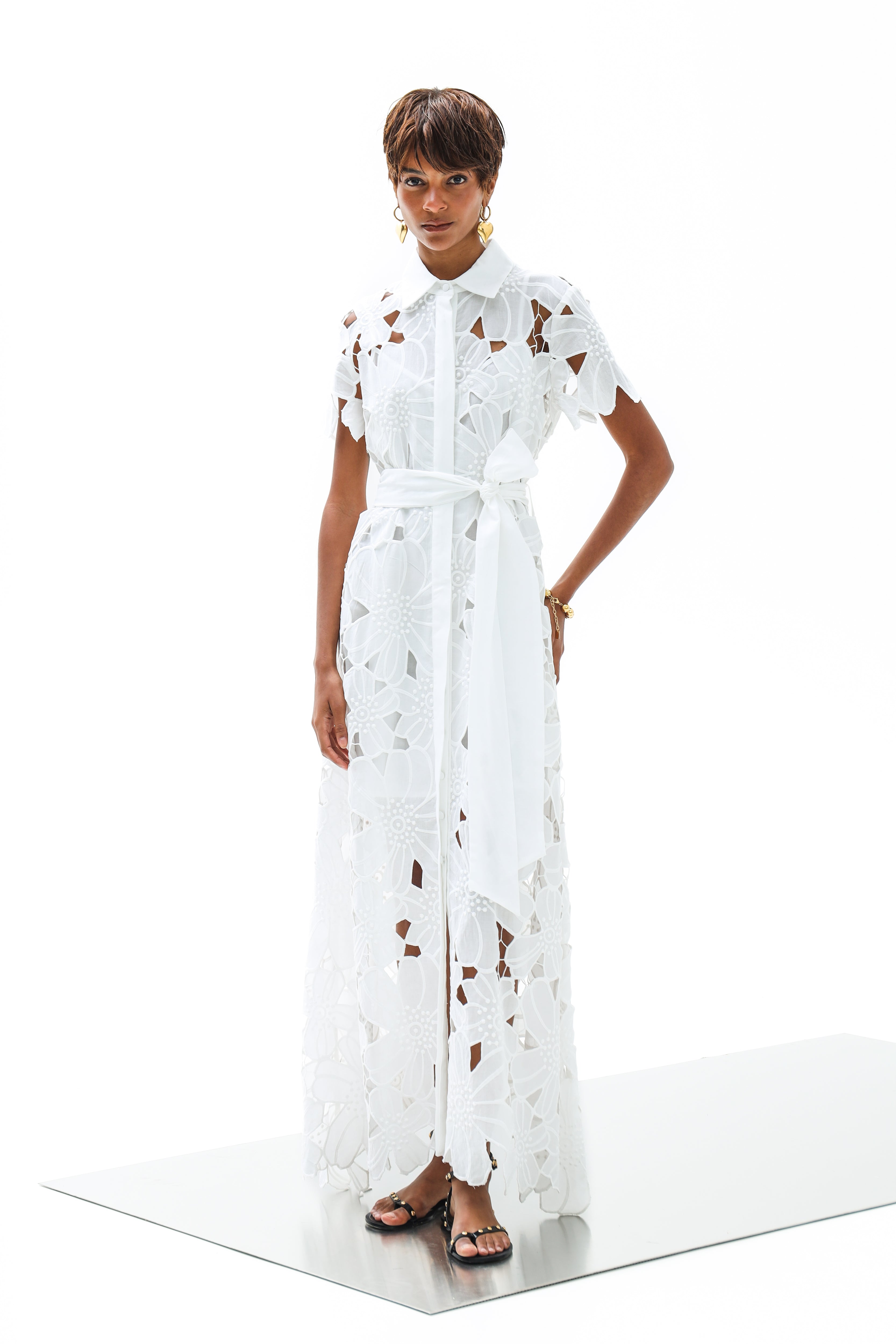 Anafi Maxi Dress for Women - Flowy Summer Long Dress with Pockets, Boho Chic Beach Dress for Vacation, Party & Casual Wear