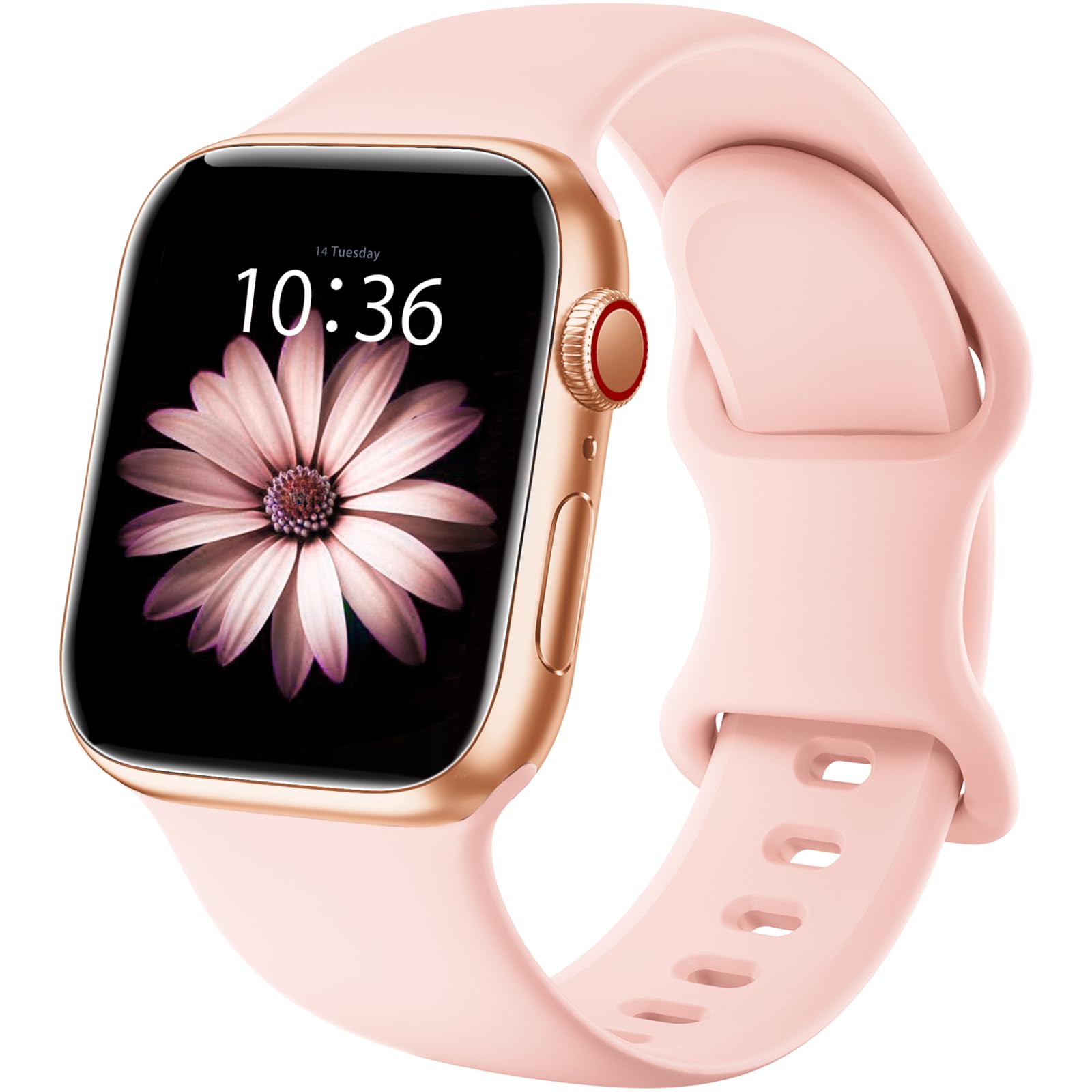 Premium Soft Silicone Sport Bands for Apple Watch Series 1-9, Ultra/Ultra 2 & SE - 38mm 40mm 41mm 42mm 44mm 45mm 49mm - Waterproof, Sweatproof & Comfortable Strap for Men & Women - Perfect for Running, Gym Workouts & Daily Wear