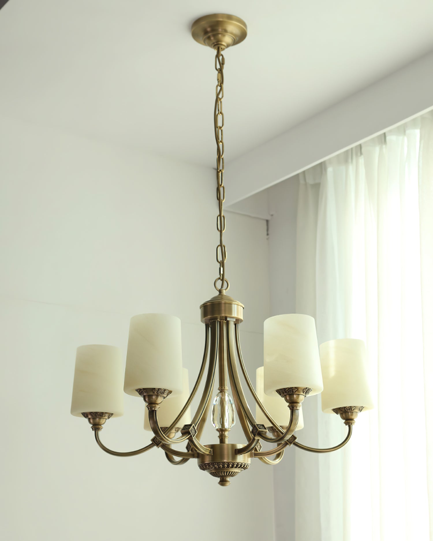 Etesian Crystal Chandelier - Modern Luxury Ceiling Light Fixture for Dining Room, Living Room & Bedroom | Elegant Home Decor Lighting for Wedding, Hotel & Restaurant