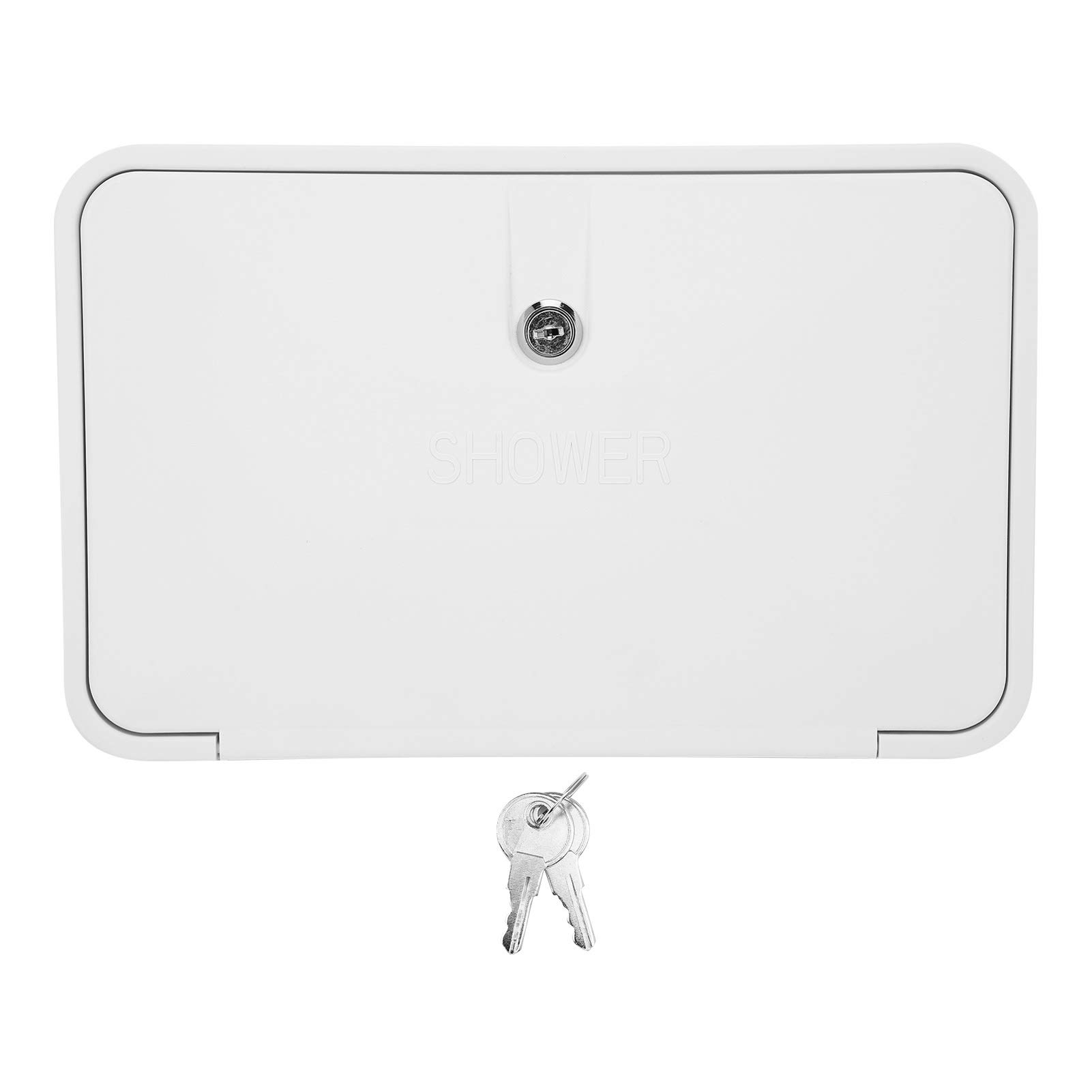 Outdoor Shower Box with Lock - Portable Exterior Washing Kit for Boats, RVs & Camping | Perfect for Beach Trips, Road Adventures & Outdoor Activities