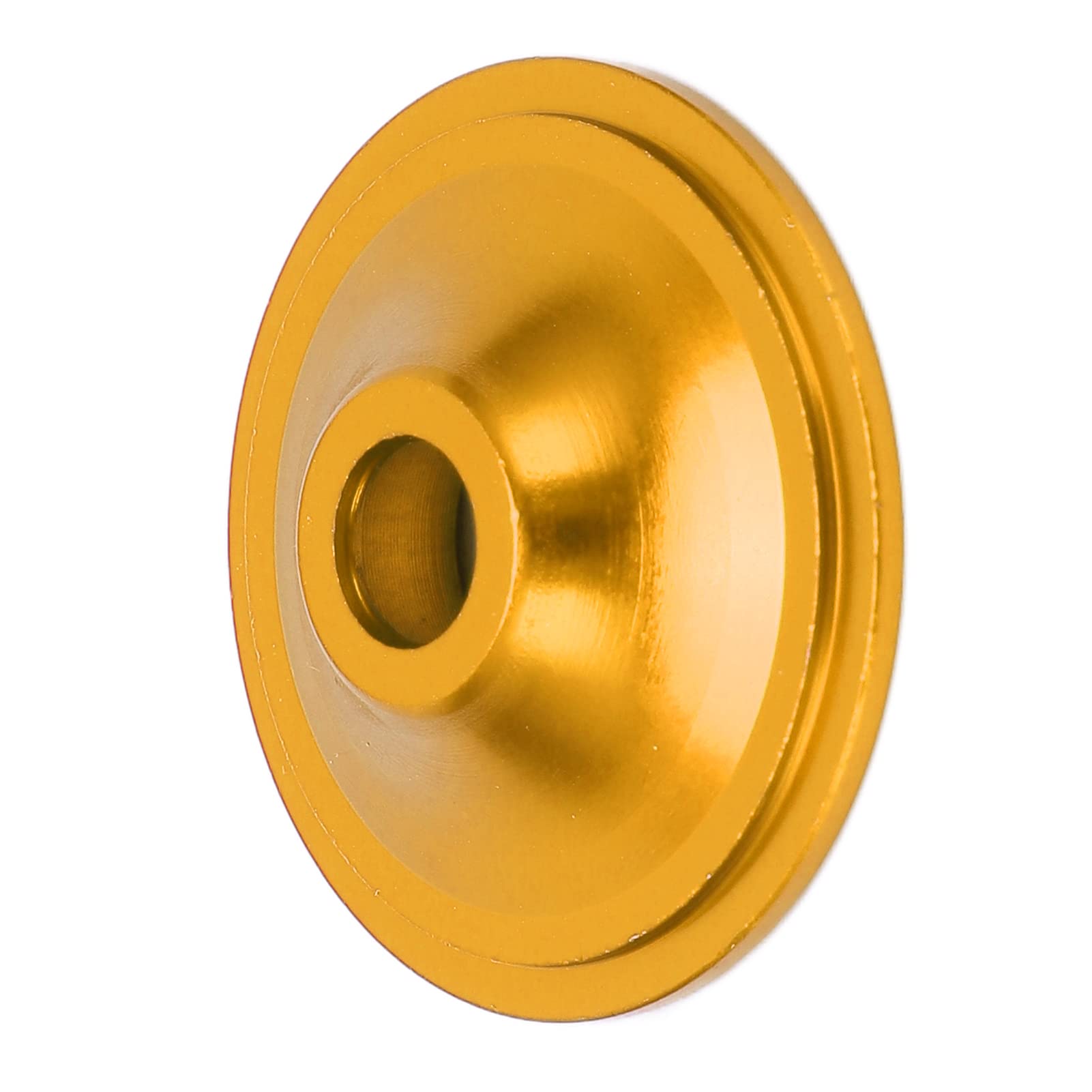 SUNGOOYUE 31.8mm Aluminum Alloy Bike Headset Top Cover with Bolts - Compatible with Mountain Bikes & Road Bikes (Yellow) | Durable Replacement Part for Smooth Cycling & Bike Maintenance