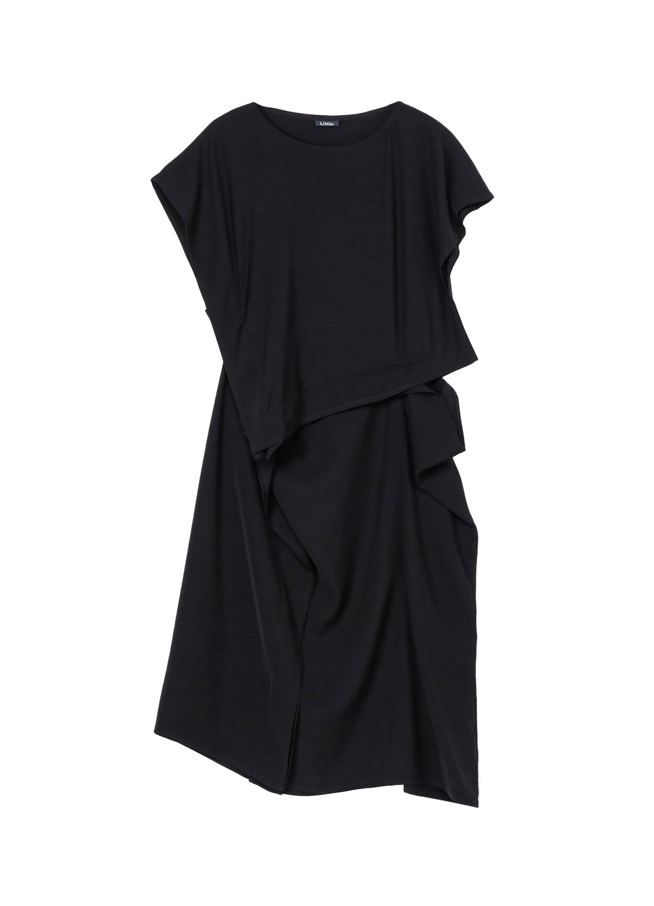 Double Satin Square Panel Dress - Elegant & Flowy Women's Formal Dress for Parties, Weddings & Special Occasions